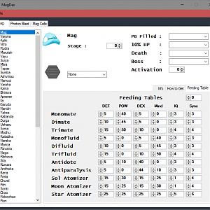 Magdex Alpha interface.