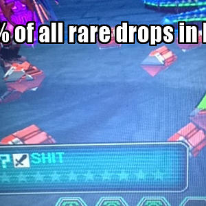 99% of all rare drops in PSO