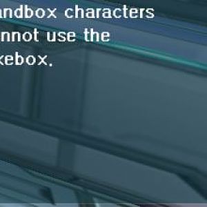 Sandbox Mode Restriction