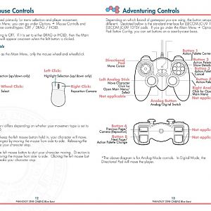 PSOBB Mouse & Gamepad Controller Settings (Game Controls)