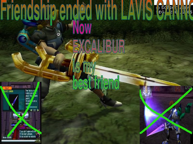 Friendship ended with LAVIS CANNON - Now EXCALUBUR is my best friend