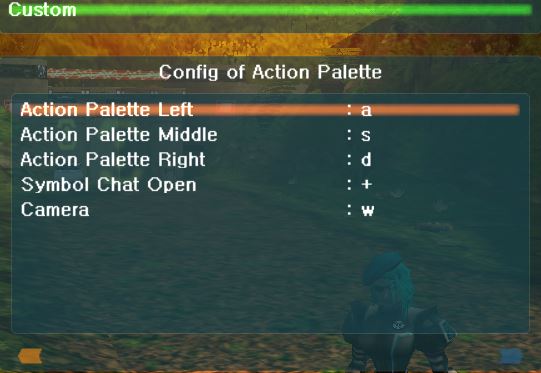 Keyboard Action Configuration