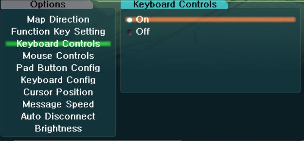 Keyboard Controls