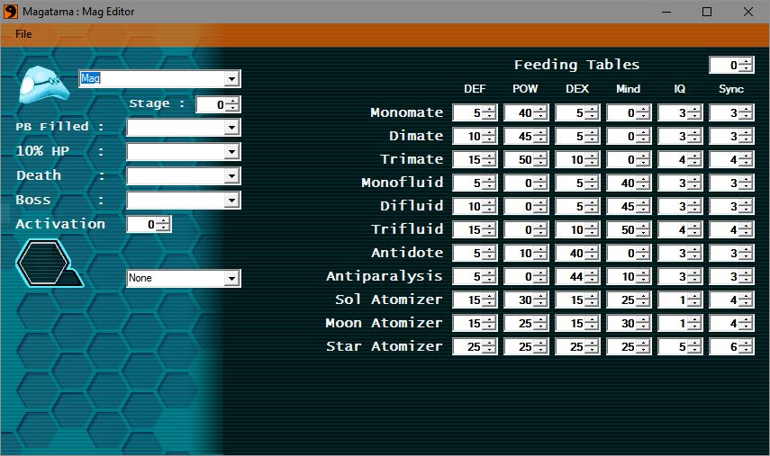 Magatama Beta2 Editor Interface