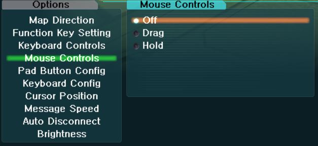 Mouse Controls