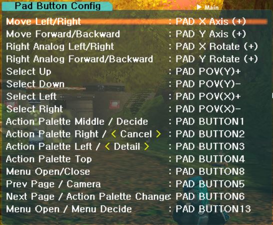 Pad Button Configuration